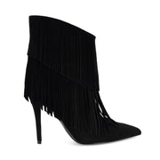 Carbona Leather Fringe Booties