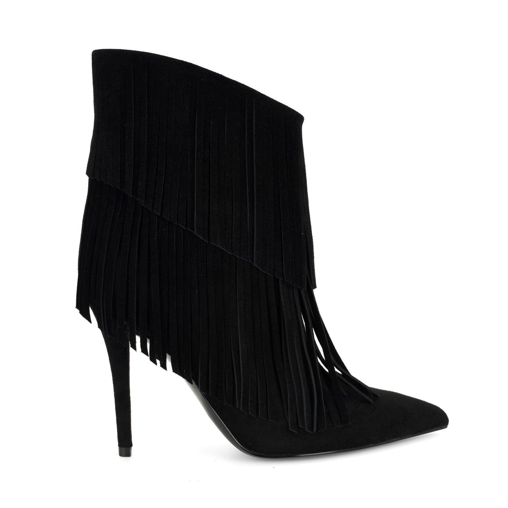 Carbona Leather Fringe Booties