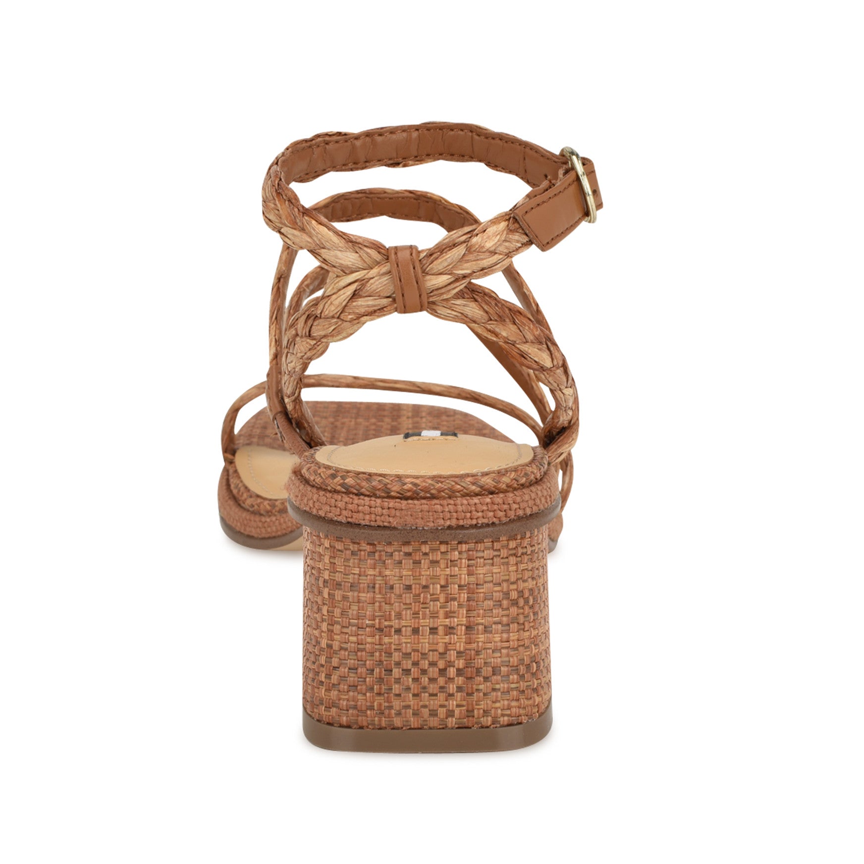 Emolly Raffia Block Heel Sandals