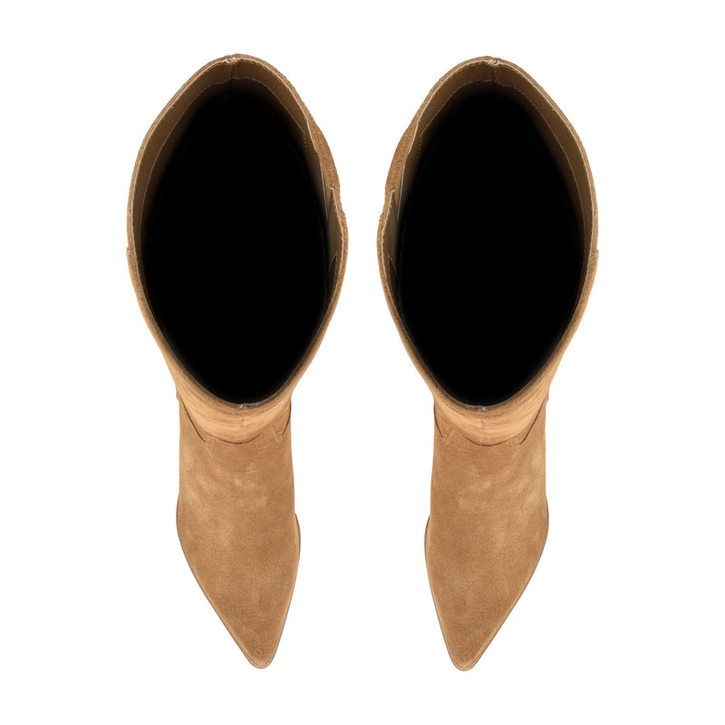 Bridgit Wide Calf Leather Boots