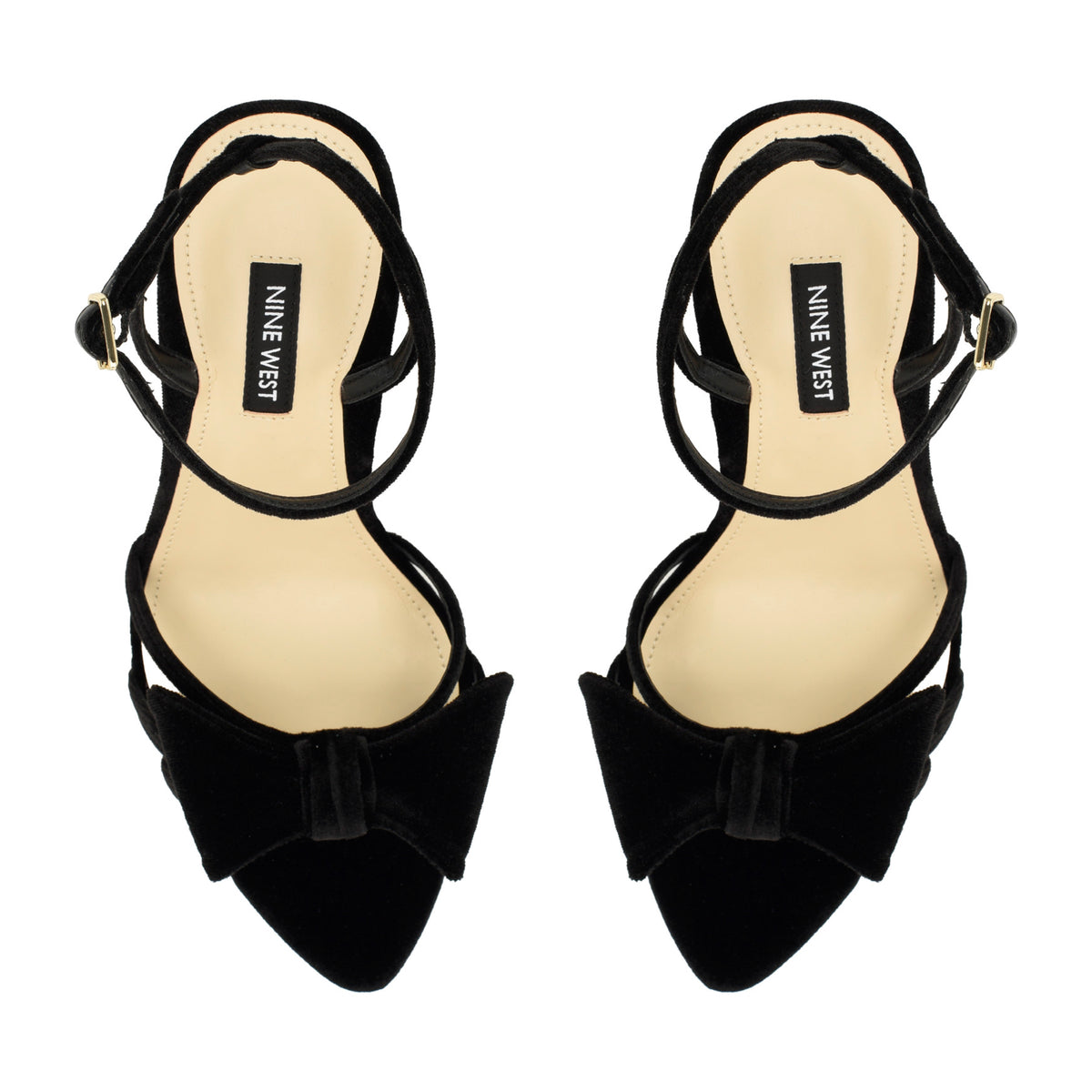Queana Velvet Bow Sandals
