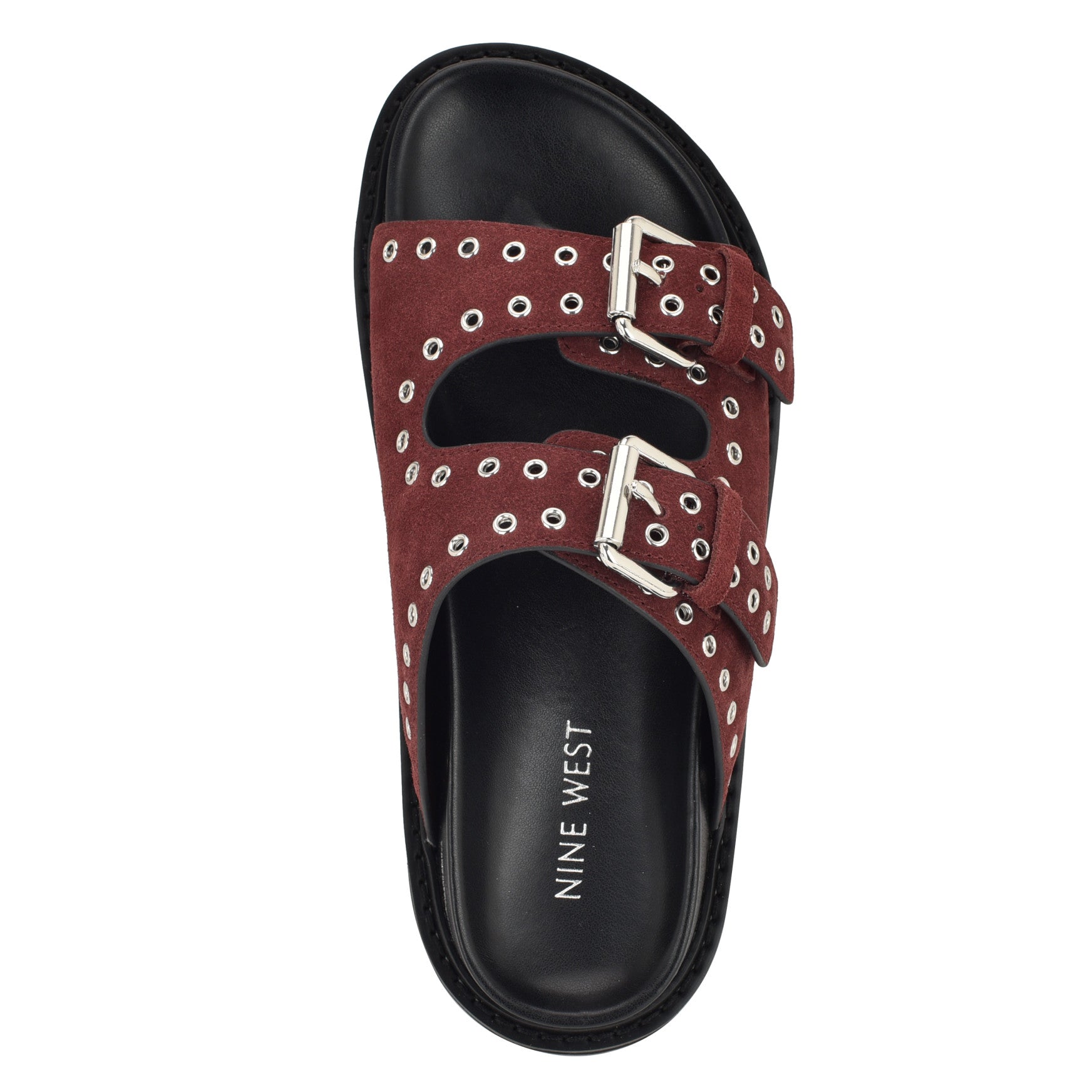 Eleny Buckle Slide Sandals
