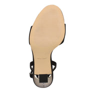 Neve Rosette Ankle Strap Sandals