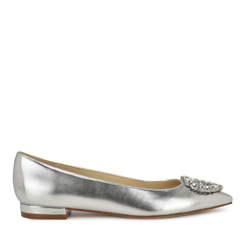 Hearts Pointy Toe Flats