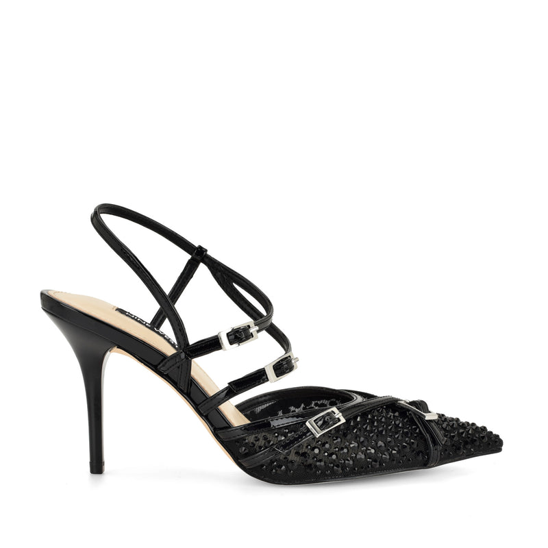 Pertee Strappy Embellished Pumps