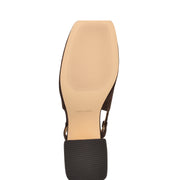 Cast Block Heel Slingback Pumps