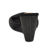 Nikhil Twist Wedge Sandals