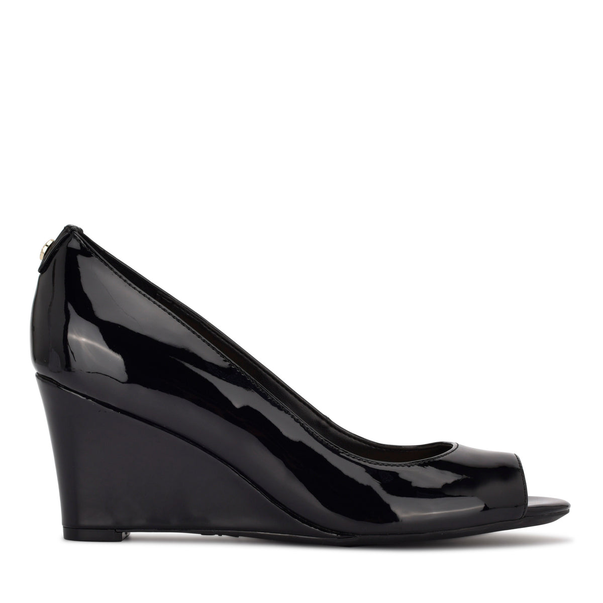 Women's Cape 9x9 Dress Wedges - Black Patent | Nine West