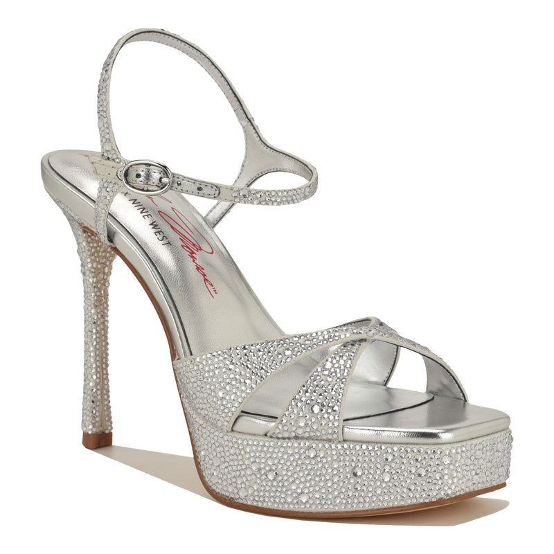 Marilyn Monroe Talent Platform Rhinestone Sandals