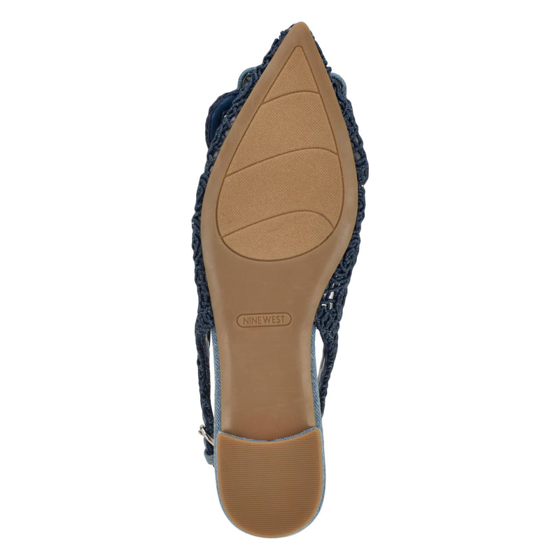 Jasser Woven Slingback Flats