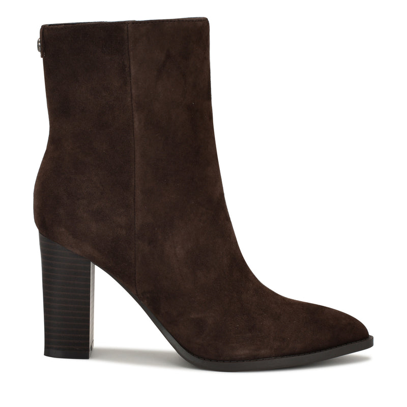 Tessay 9x9 Block Heel Leather Booties