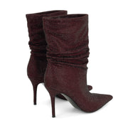 Glamsta Rhinestone Slouch Booties