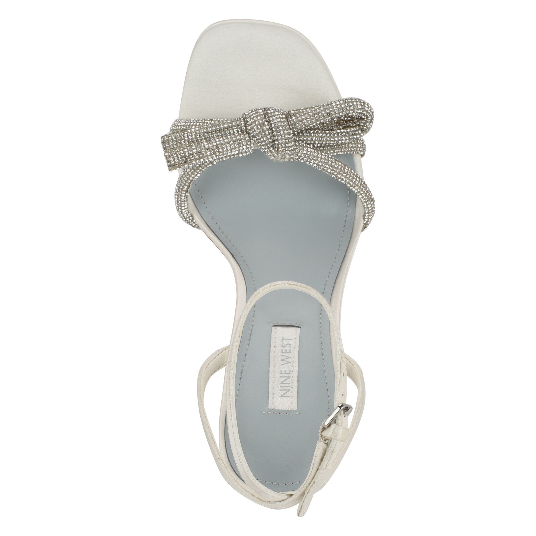 Ivid Rhinestone Bow Sandals