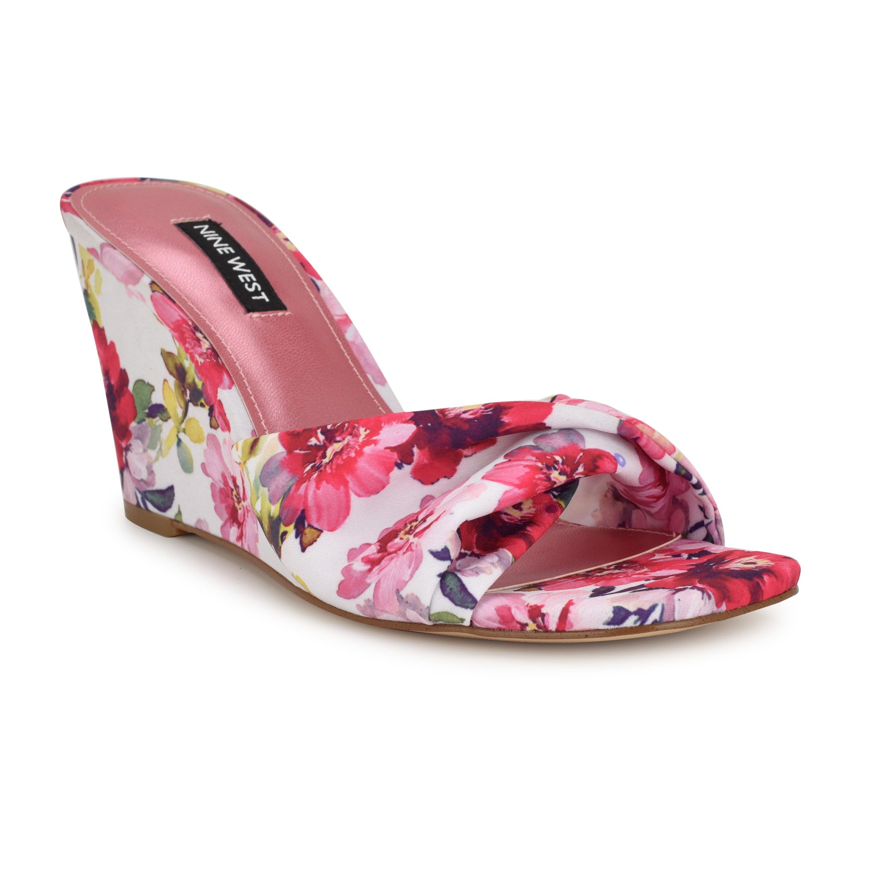 Nikhil Twist Wedge Sandals