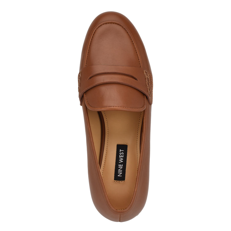 Nine West Women's Manner Casual Leather Loafers Leather (Size 5.5) Medium Width