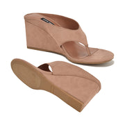 Jadde Thong Wedge Sandals