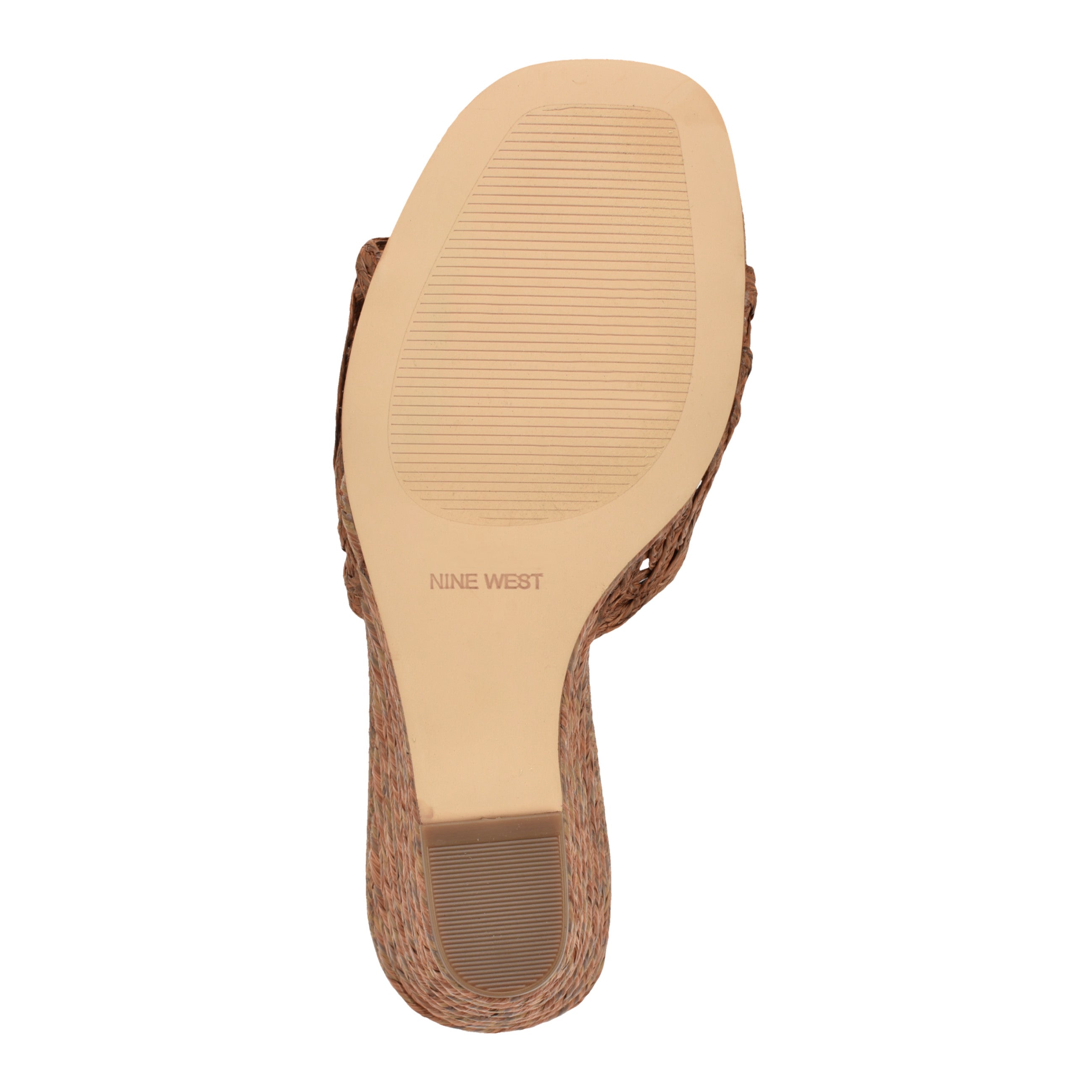Women's Nimma Wedge Sandals - Brown Raffia | Nine West