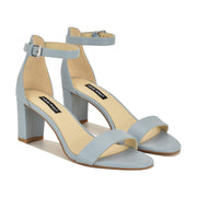 Pruce Ankle Strap Block Heel Sandals