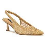 Romaine Woven Slingback Pumps