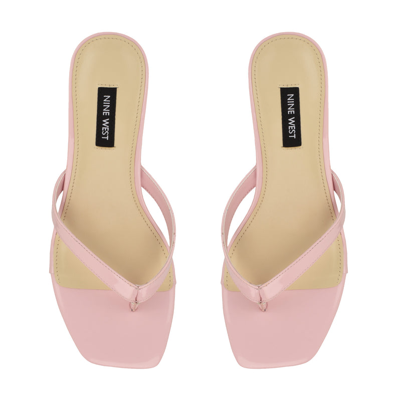 Cassa Thong Kitten Heel Sandals