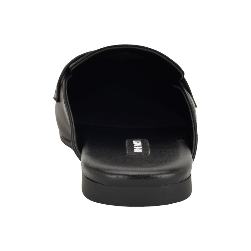 Evans Leather Loafer Mules