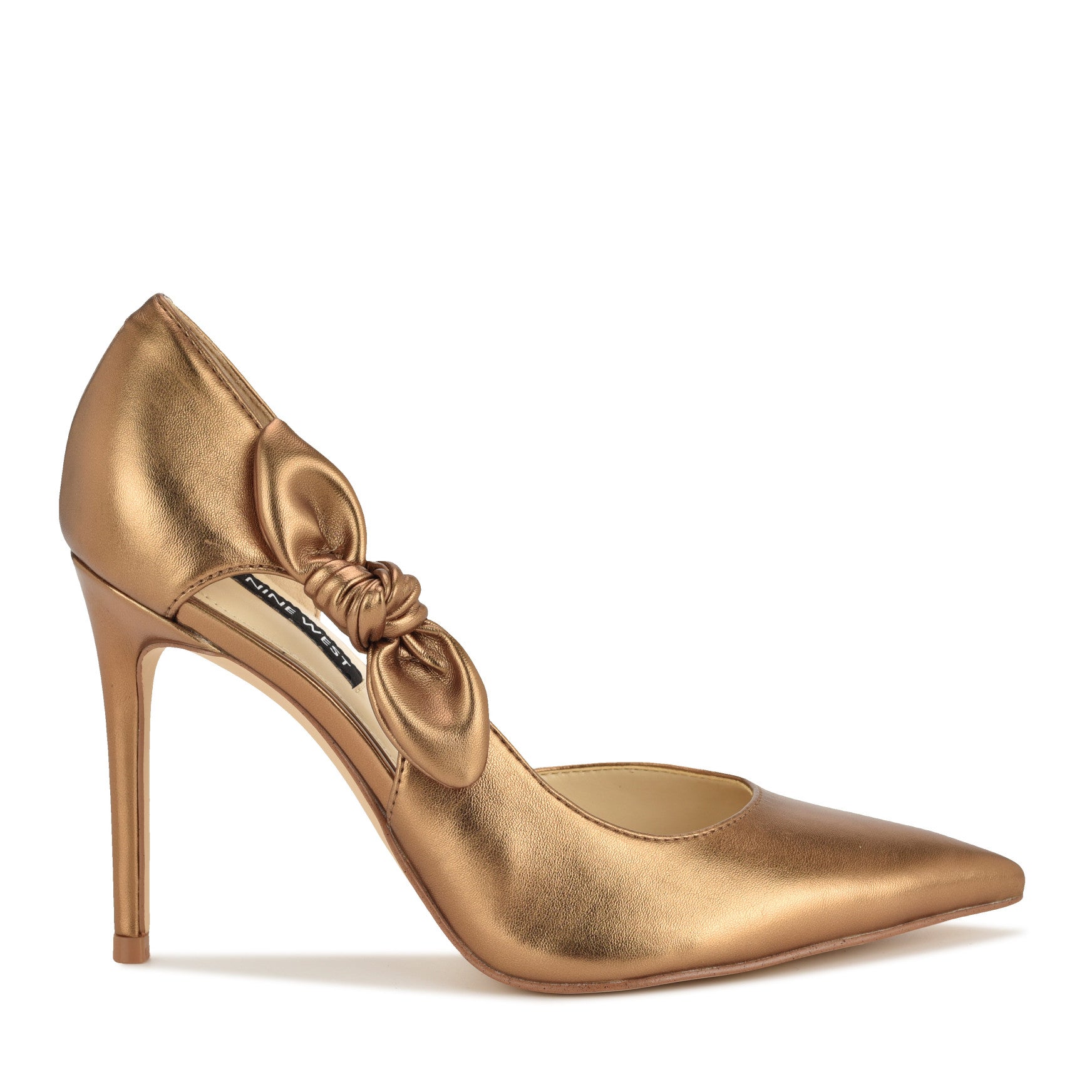 Fhalon Bow d'Orsay Pointy Toe Pumps