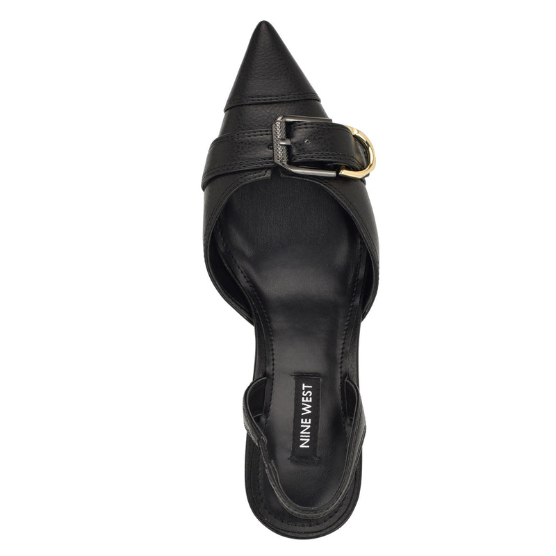 Patsie Buckle Slingback Pumps