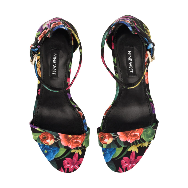 Pruce Ankle Strap Block Heel Sandals