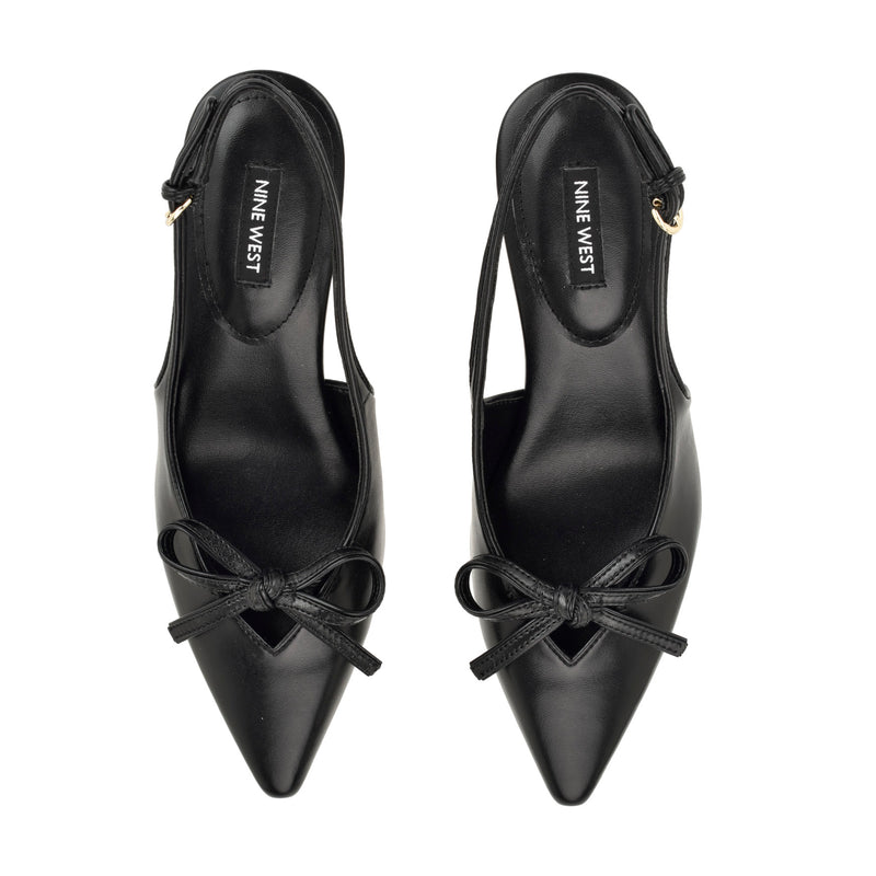 Lyrical Bow Slingback Pumps