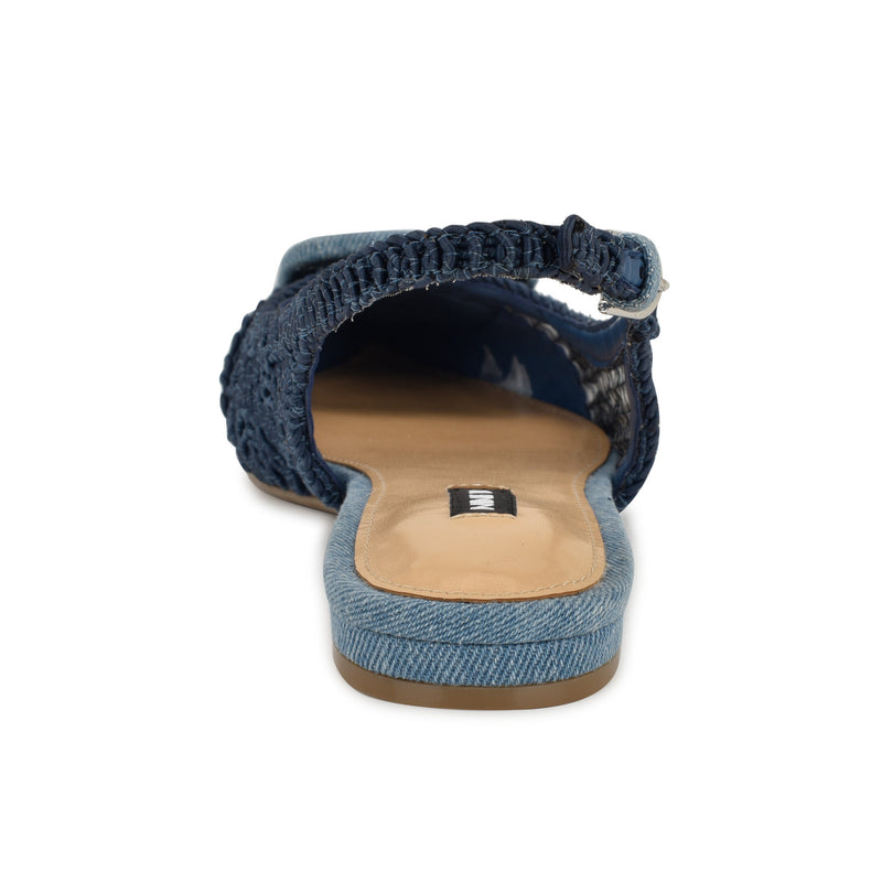 Jasser Woven Slingback Flats
