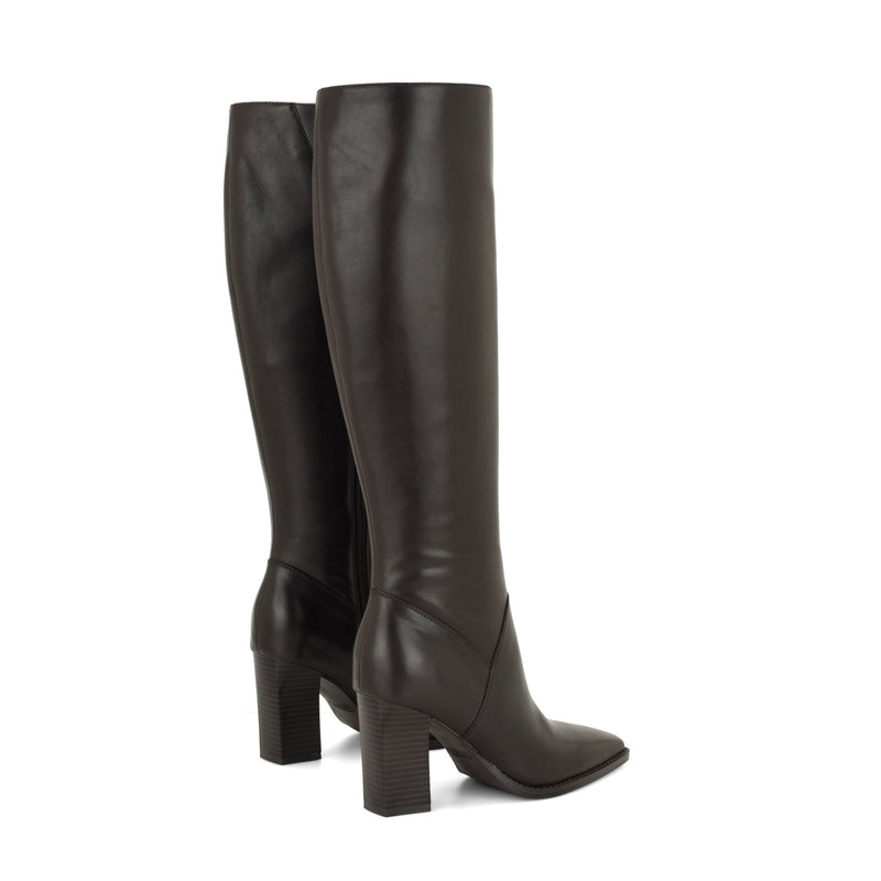 Zetta Leather Knee High Boots