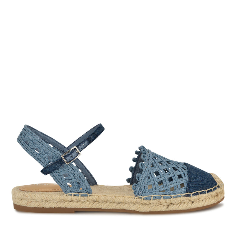 Darby Cap Toe Espadrille Flats