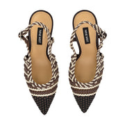 Fresky Woven Slingback Pumps