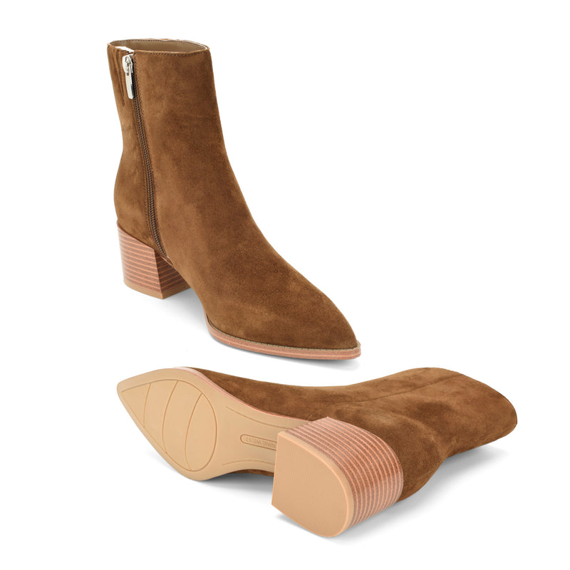Becky Leather Booties