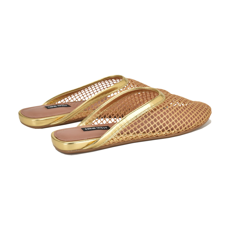 Daniela Flat Mesh Mules
