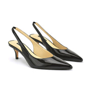 Cassy Kitten Heel Slingback Pumps