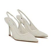 Jermain Mesh Slingback Pumps
