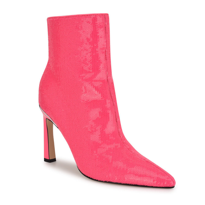 Women's Baey Dress Ankle Booties - Pink Sequin