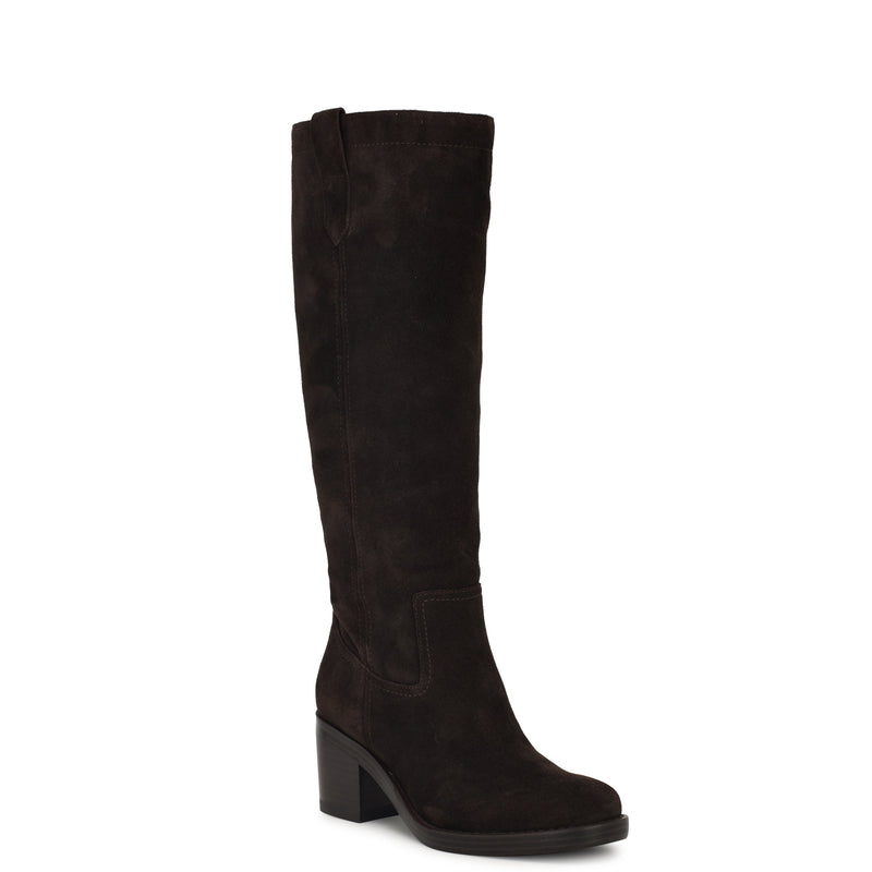 Hecee Block Heel Tailored Boots