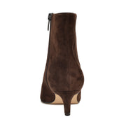 Brite Kitten Heel Ankle Leather Booties