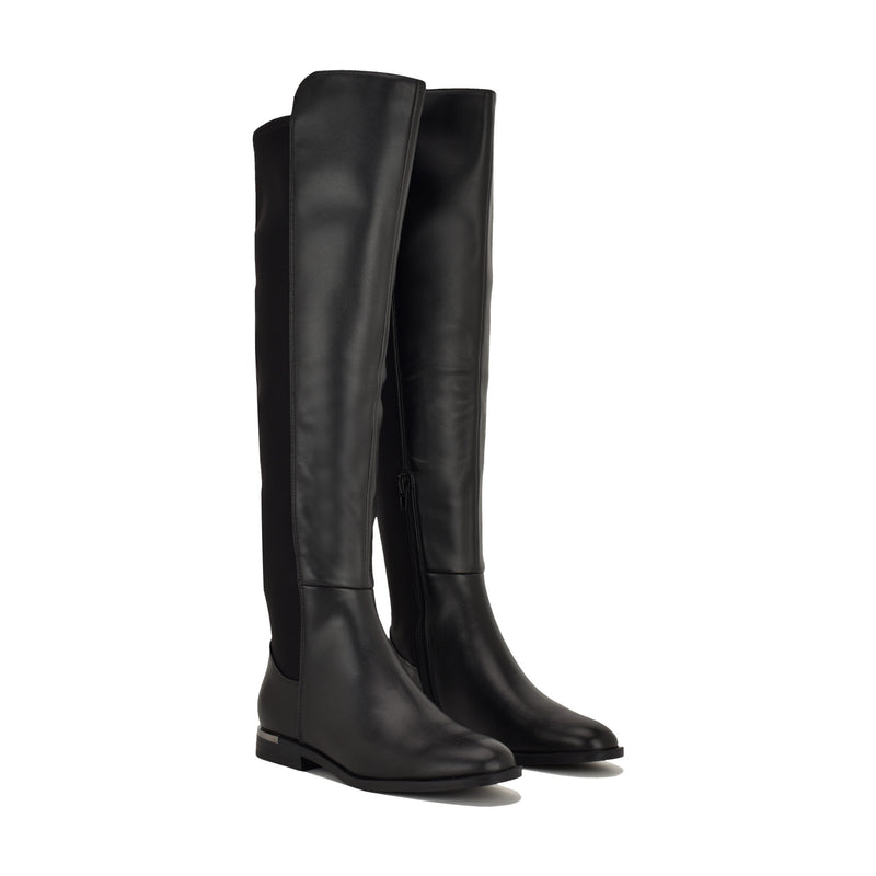 Nine West Women's Allair Boot - Black - Knee Boots - 10 Nine West Women's Allair Boot - Black - Knee Boots - 10