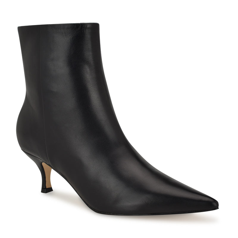 Nine West Symba Dress Ankle Booties - Leather - (Size 12), Medium Width Nine West Symba Dress Ankle Booties - Leather - (Size 12), Medium Width