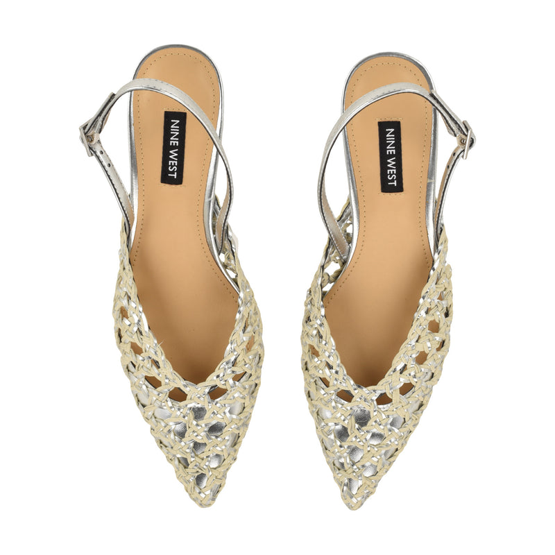 Randela Woven Slingback Pumps