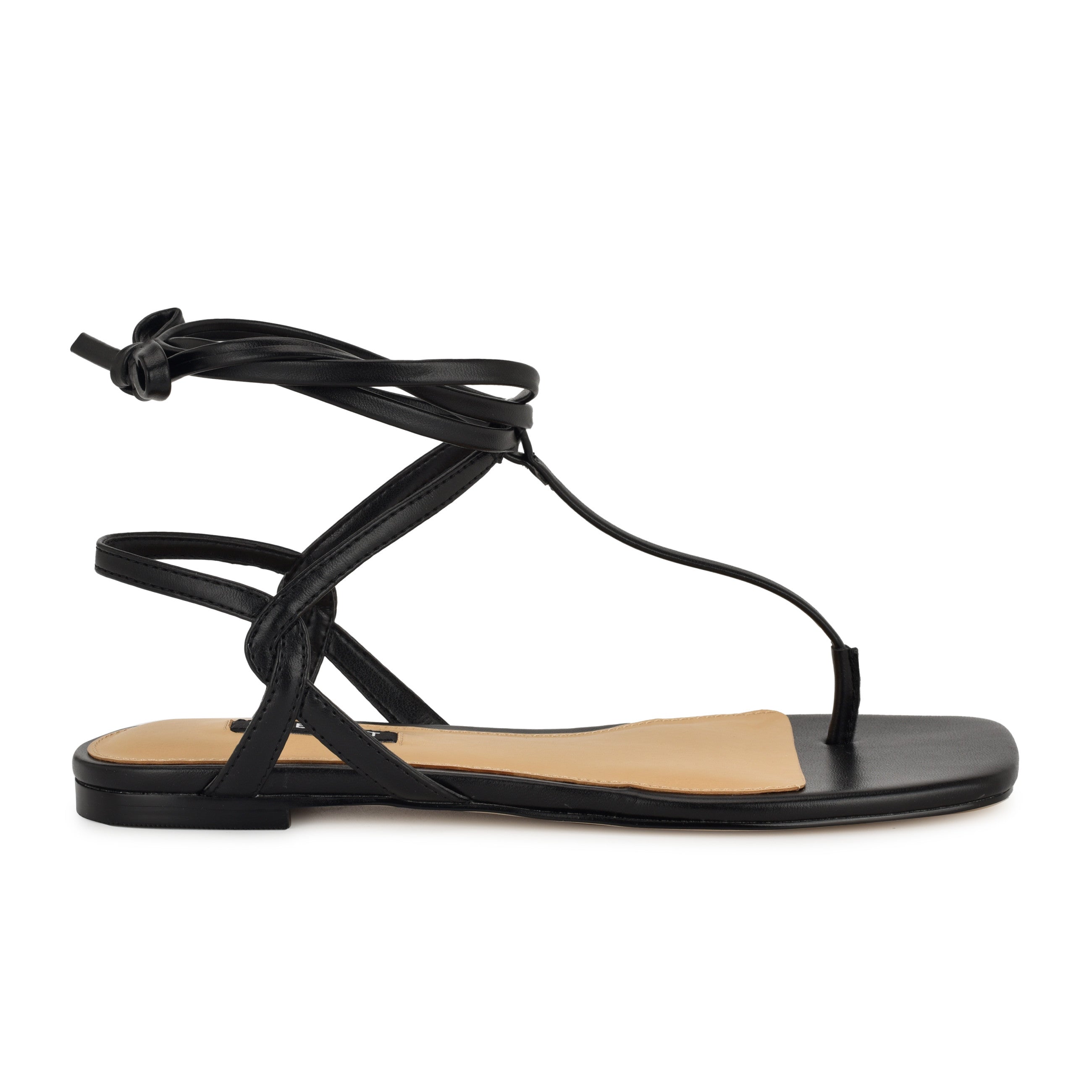 Norta Ankle Wrap Thong Sandals