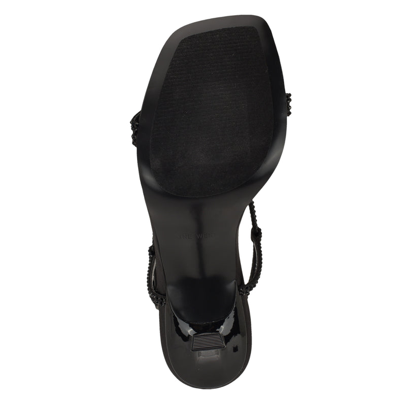 Vallan Strappy Rhinestone Sandals