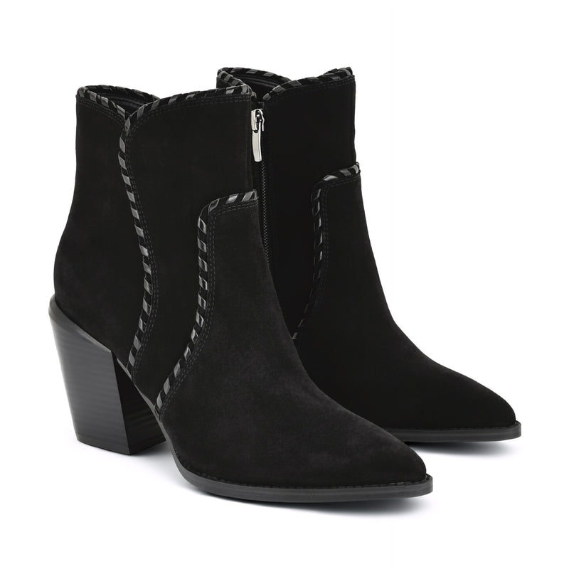 Raxton Leather Western Booties