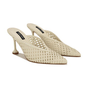 Grasso Woven Mule Pumps
