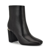 Ailet 9x9 Leather Square Toe Booties