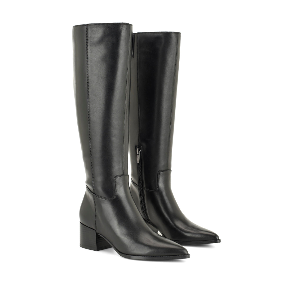 Bridgit Wide Calf Leather Boots