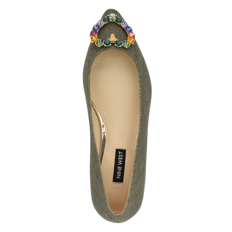 Hearts Pointy Toe Flats